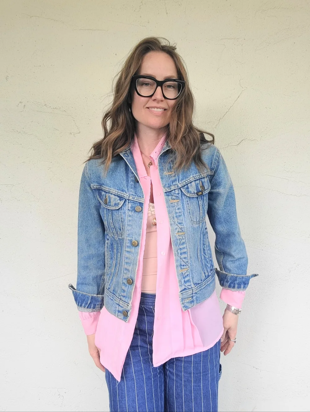 The LEE Riders Vintage 80s Denim Jacket S/M - Picture 8 of 16